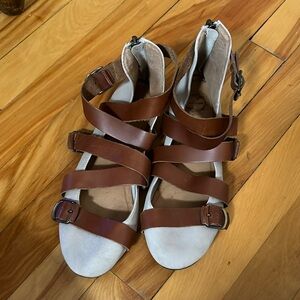 Anthropologie Lucky Penny soft leather flats